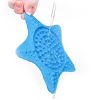 Pet supplies sea star pet suction cup licking pad pet dinner plate