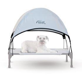 Pet Cot Canopy (Color: Gray, size: medium)
