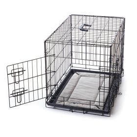 Motherâ€™s Heartbeat Puppy Crate Pad (Color: Gray, size: small)